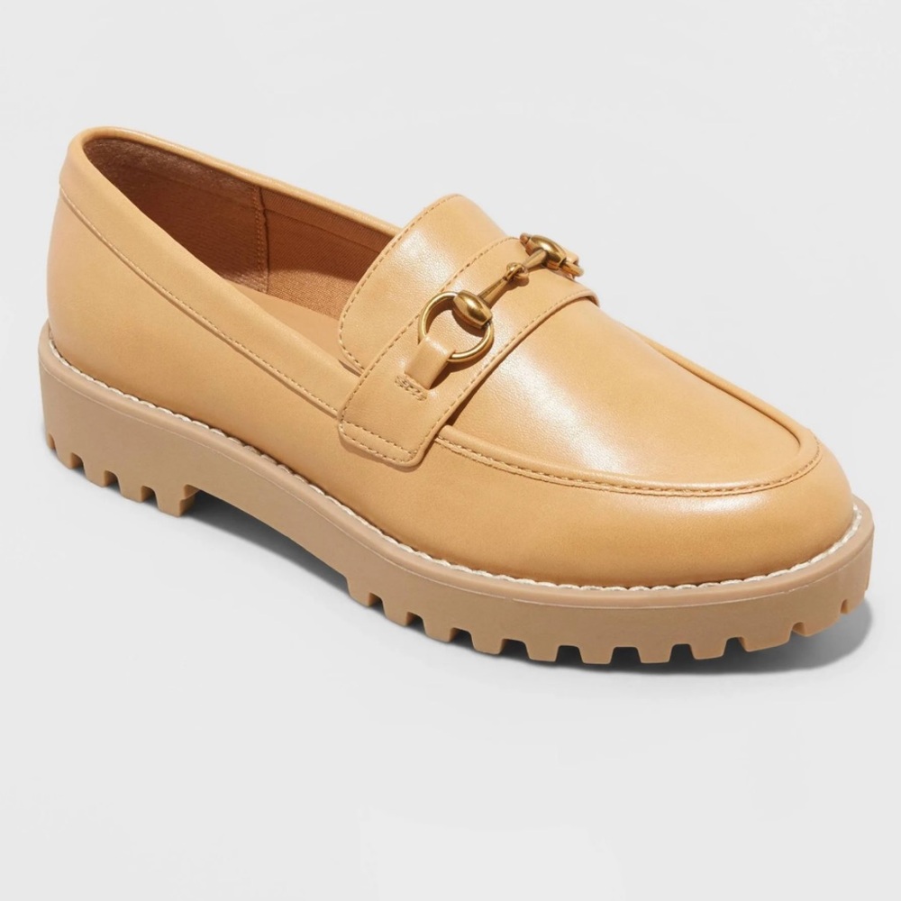 A New Day Danica Platform Loafers in Tan